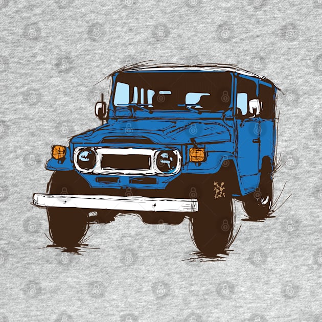 FJ40 Blue by GrumpyDog